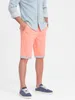 Ombre Clothing Pánské plátěné kraťasy Bugsy lososová XXL Náhled obrázku produktu 4
