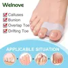 [12X Zehenspreizer, Bunion Korrektur, Gel Zehentrenner Produktbild-Vorschau 3