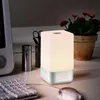 A desk scene with a lamp, keyboard, mouse, and plant. Podgląd zdjęcia produktu