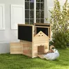PawHut Entenstall aus Holz Entenhaus mit Kippdach Produktbild-Vorschau 6