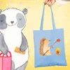 Mr. & Mrs. Panda Shopping Tasche Igel Grillen - Sky Blue - Produktbild-Vorschau 2