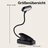 Multifunktionale Klemm-Leselampe – Augenschonend, für Produktbild-Vorschau 6