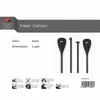 F2   SUP Paddel Kajak Carbon  4 teilig Schwarz Produktbild-Vorschau 3