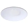 A close-up view of a white solar pendant light with a black rim. Produktbild-Vorschau