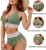 Bikini Set für Damen Highwaist-Bikini-Hose Bauch Kontrolle Produktbild-Vorschau 3