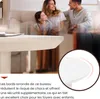 MODFU Table basse blanche Table de canapé Table irrégulière Voir les images du produit 8
