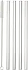 Hit Glas-Trinkhalme inkl. Reinigungsbürste 20 cm 4 Stück Produktbild-Vorschau 1