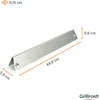 Rails aromatiques en acier inoxydable pour Weber Genesis I Voir les images du produit 5