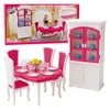 Ensemble de salle à manger pour poupées : table, chaises, Voir les images du produit 1