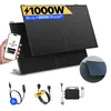 Balkonkraftwerk 1000W Solaranlage mit Wand/Gartenhaus Produktbild-Vorschau 1