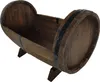 Holz Pflanzfass mittel 50x28x30 cm Blumenkasten Produktbild-Vorschau 1