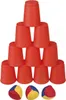 Ballwurfspiel / Dosen werfen / 10 Becher + 3 Bälle Produktbild-Vorschau 1