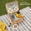 Panier pique-nique FÖHR pour 4 personnes - marron Voir les images du produit 7