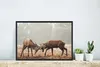 MuchoWow® MuchoWow® Gerahmtes Poster Hirsche - Wald - Gras Produktbild-Vorschau 5