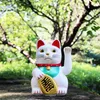 Glückskatze - Maneki-neko - Winkekatze - 15 cm - weiß Produktbild-Vorschau 11