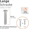 ECENCE stop tampone per tapparelle, set di 20 40mm incl. Anteprima dell’immagine prodotto 5