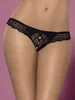 Obsessive - String ouvert à l'entrejambe Miamor - Noir Voir les images du produit 9