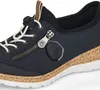 Rieker Slipper - Navy Synthetik Größe: 42 Normal Produktbild-Vorschau 68