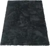A dark gray shaggy rug is shown from a diagonal top-down view on a white background. Anteprima dell’immagine prodotto