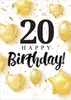 Friendly Fox Geburtstagskarte runder Geburtstag - 20. Produktbild-Vorschau 1
