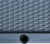 A close-up view of the woven texture of a raised garden bed, showing a drainage hole at the bottom. Produktbild-Vorschau