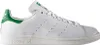 A side view of a white Adidas Stan Smith sneaker with green accents. Náhled obrázku produktu