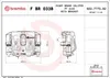 BREMBO Bremssattel Hinten Rechts für IVECO DAILY IV Produktbild-Vorschau 3