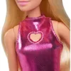 Modelka Barbie - błyszcząca sukienka z sercem HYT88 TV Podgląd zdjęcia produktu 5