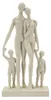 Mauro Ferretti Stons Figurka Rodina, krémová, 16 x 8 x 30,5 Náhled obrázku produktu 1