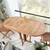 Massiver Balkontisch EMPIRE TEAK 120cm Teakholz Produktbild-Vorschau 1