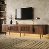 TV nízka komoda Merax s LED ovládaním cez aplikáciu, TV Náhľad obrázku produktu 1