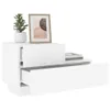Comodino vidaXL con luci a LED, bianco, 70x36x40,5 cm Anteprima dell’immagine prodotto 4