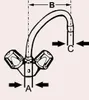 Cornat Rohrauslauf Hu-Form verchromt 13 cm Produktbild-Vorschau 2