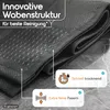 Innovative Wabenstruktur, Schnell trocknend, Extra feine Fasern, Microfaser Geschirrtuch Nahaufnahme Produktbild-Vorschau