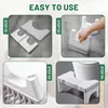Toilettenhocker, Hocker Toilette mit Anti-Rutsch-Pads Produktbild-Vorschau 7