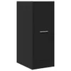 vidaXL Apothekerschrank Schwarz 30x41x77,5 cm Holzwerkstoff Produktbild-Vorschau 4