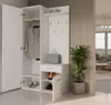 BDW Set Vestiaire duo avec miroir, armoire, blanc, Voir les images du produit 6