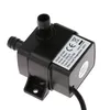 A black DC water pump with a label showing specifications. Podgląd zdjęcia produktu
