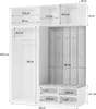 Masseno Garderobe-Set REMA 180/240/60 cm Modern Produktbild-Vorschau 3