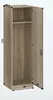 A diagram of a narrow hallway wardrobe with dimensions indicated. Náhled obrázku produktu