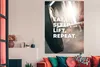 MuchoWow® Poster Essen, schlafen, aufstehen, wiederholen. - Produktbild-Vorschau 3