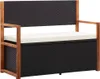 vidaXL Lavice s úložným prostorem 115 cm polyratan z Náhled obrázku produktu 2