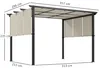 Markise Sonnenschutz. Pergola, wetterbeständig,  inkl. Produktbild-Vorschau 3