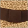 Knautschbarer Borten-Trilby Strohhut von Hut-Breiter in beige Voir les images du produit