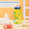 500ml Trinkflasche Kinder, Sportwasserflasche mit Strohhalm Produktbild-Vorschau 7