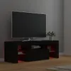 Mobile TV con luci LED nero 120x35x40 cm Anteprima dell’immagine prodotto 5