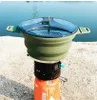 Faltbarer tragbarer Camping-Kochtopf mit Griff Produktbild-Vorschau 5