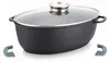 Alu Guss Ovaler Bräter 7,3L  ø38cm Induktion Topf Produktbild-Vorschau 1
