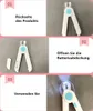 Nagelknipser mit Led-Licht für Katzen, 2-in-1 Krallenschere Produktbild-Vorschau 8