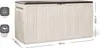 Kreher Kissenbox 'Leonardo' in Creme Weiß 270 Liter Produktbild-Vorschau 2